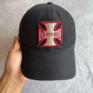 Vintage Black Choppers Logo Cap